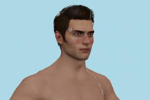 DBH AP700 Male Detroit, DBH, Become-Human, man, male, people, xna, characters, animated